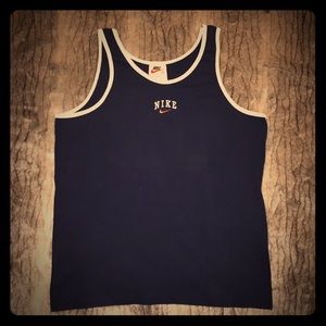 EUC Like New Vintage Nike Navy Tank Top M